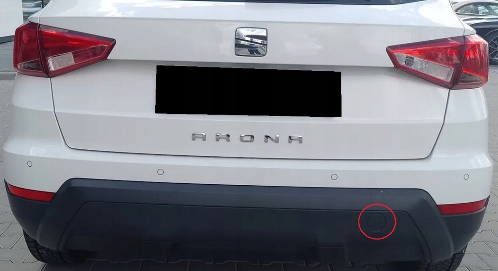 фото №12, Seat arona 17-21 заглушка фаркоп задня czarna 6f9 оригінальний номер