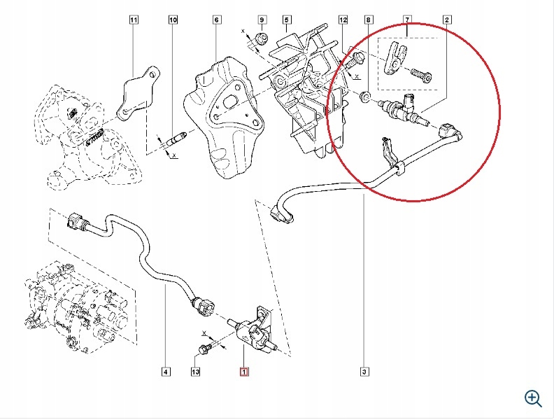 Форсунка dpf відновлення фільтра сажі renault оригінальний номер 8200769153 Недорого