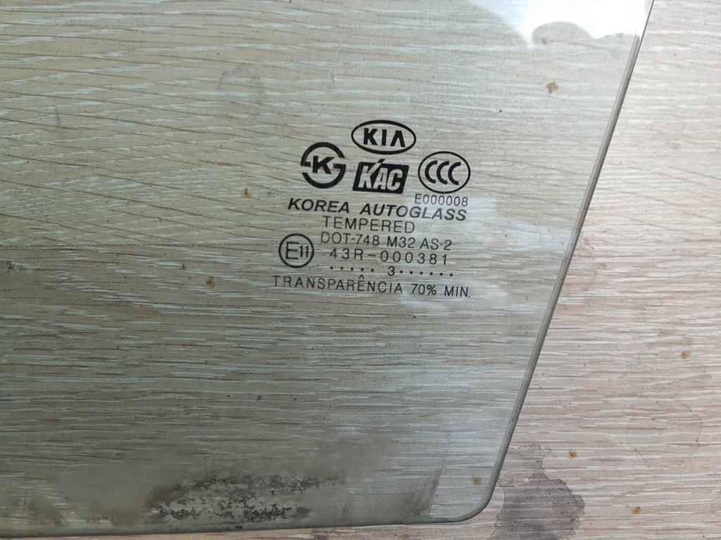 фото №1, Стекло боковая левая передняя левый перед kia rio 5d hb