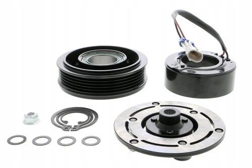 фото №11, Зчеплення повний компресор кондиціонера sanden sd6v12 105mm