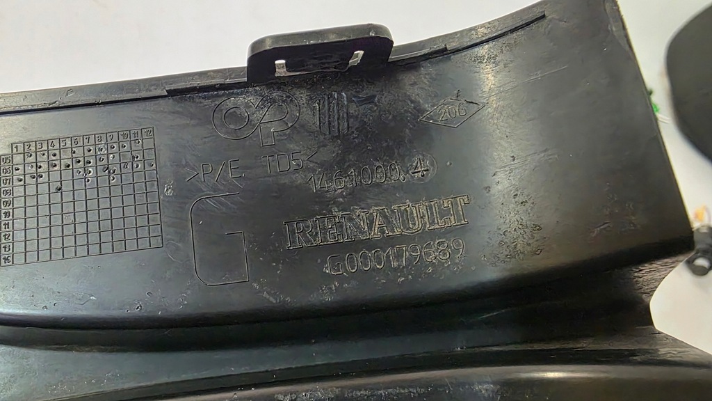 фото №9, Решётка левая противотуманной фары бампера перед решётка радиатора renault espace iv lift 2006-2012