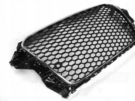 фото №2, Решётка радиатора audi a3 8v 12-16 rs3 style хром black