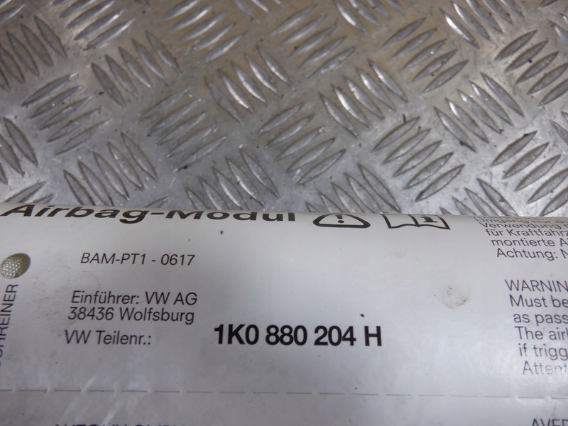 фото №7, Vw golf plus подушка безопасности подушка пассажира 1k0880204h