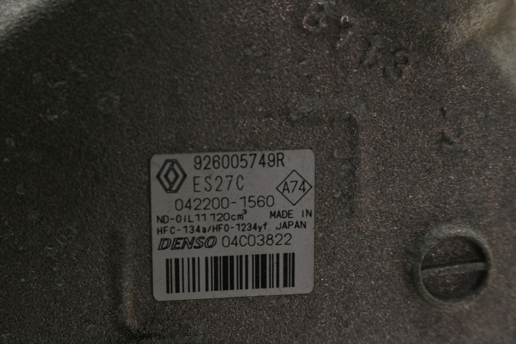 фото №8, Компресор кондиціонера 926005749r renault zoe