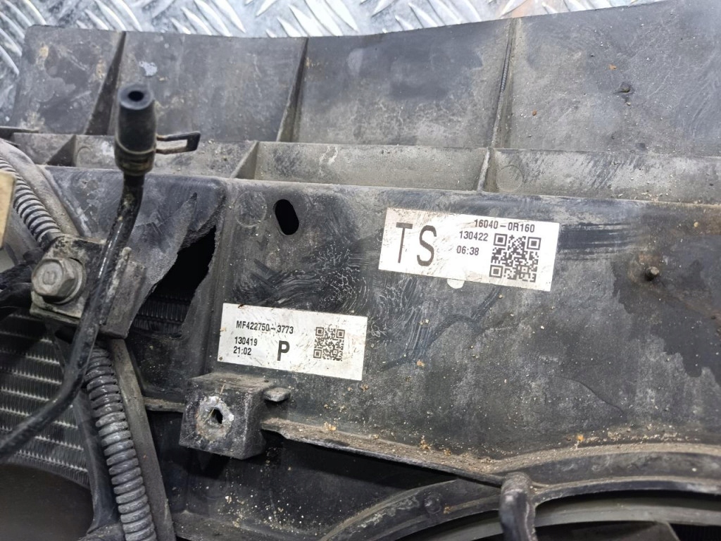 фото №11, Toyota avensis t27 2.0 d4d avensis chłodnice/wentylator kpl