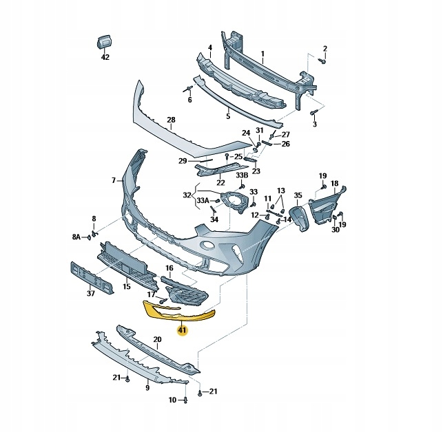 фото №1, Накладка бампера лівий-передній alu race cupra formentor oe: 5ff805903a9dg