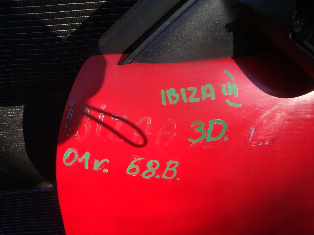 фото №7, Дверь левый перед передние seat ibiza iii 6l 3d