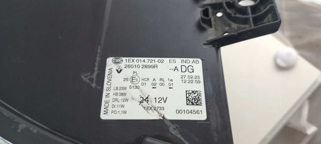 фото №15, Renault trafic iv лампа левая правая перед led 260102899r 260601790r europa