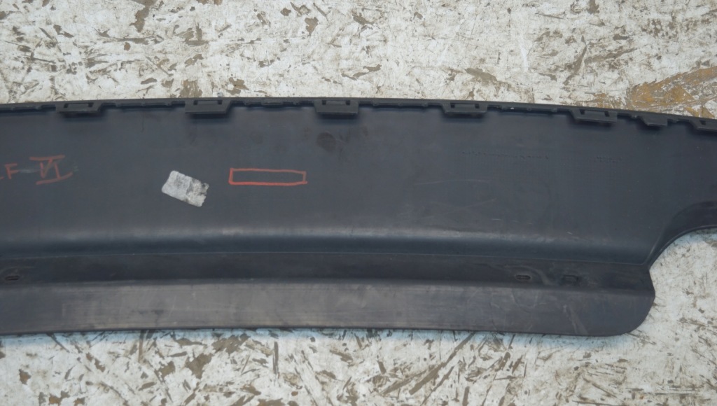 фото №9, Накладка диффузор бампера задняя vw golf vi hb 5k6807521m