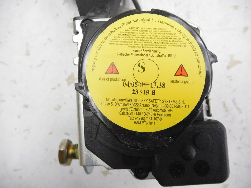 фото №8, Pas безопасности перед alfa romeo 147 156050264