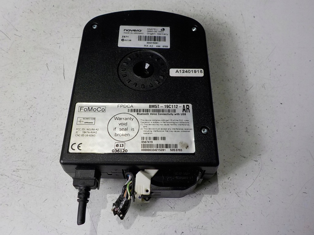 фото №1, Ford s-max модуль bluetooth 8m5t-19c112-ar