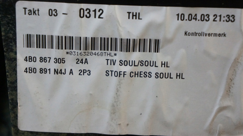 фото №10, Audi a6 c5 обшивка двері лівий задня 4b0867305