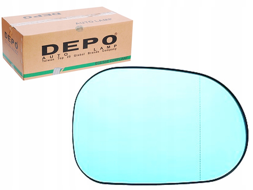 фото №1, Стекло зеркало наружного blic 2426g03