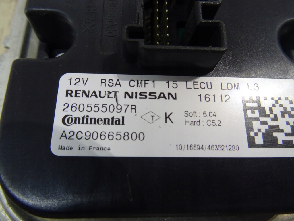 фото №3, 260551225r renault преобразователь модуль led оригинал