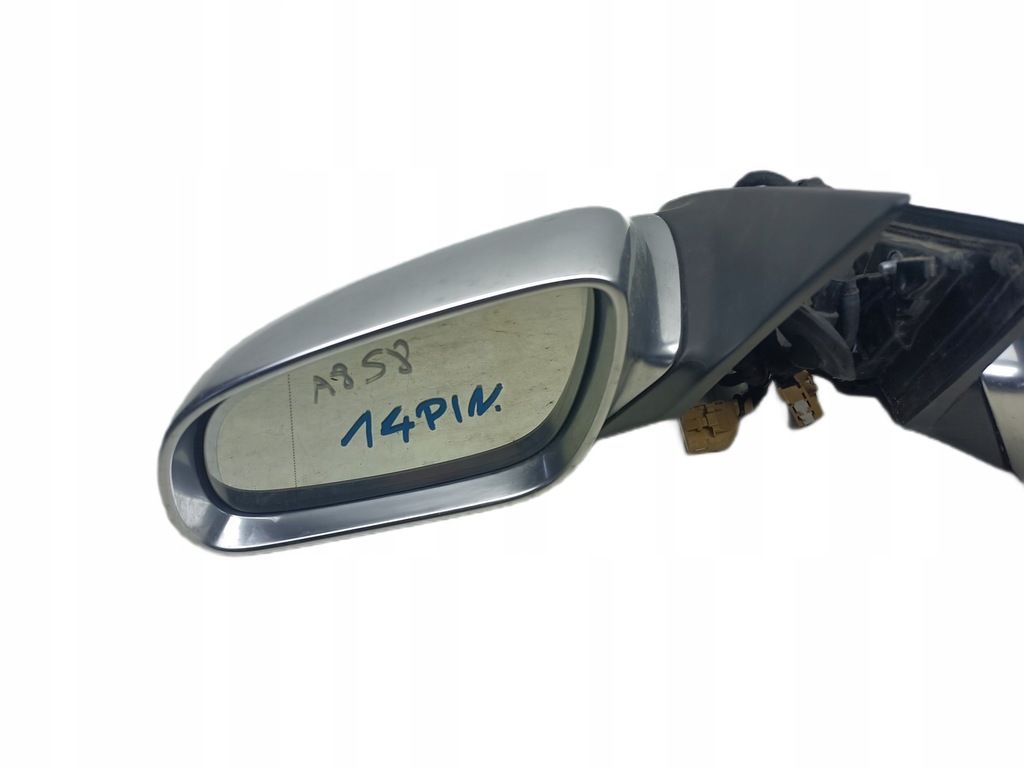 фото №12, Audi a8 s8 d3 зеркало хром алюминий наружное 14pin оригинал oryg