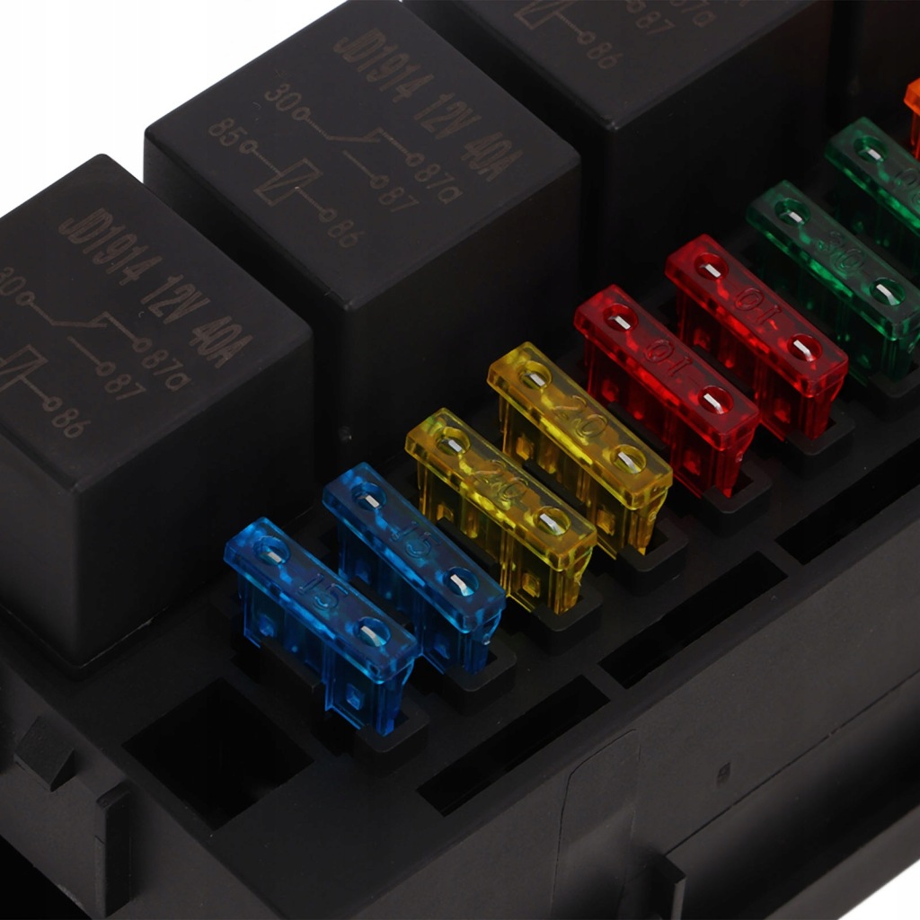 фото №9, Набір коробка реле запобіжників 12v