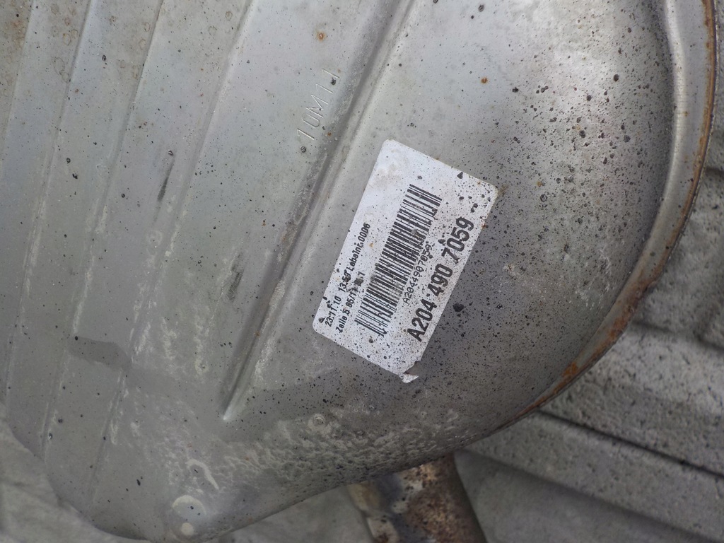 фото №5, Mercedes glk x204 2.2 cdi 4matic гаситель выхлоп