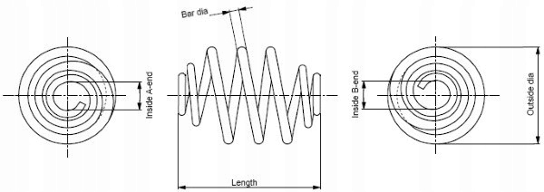 фото №2, Sp2868 mon пружина підвіска opel t