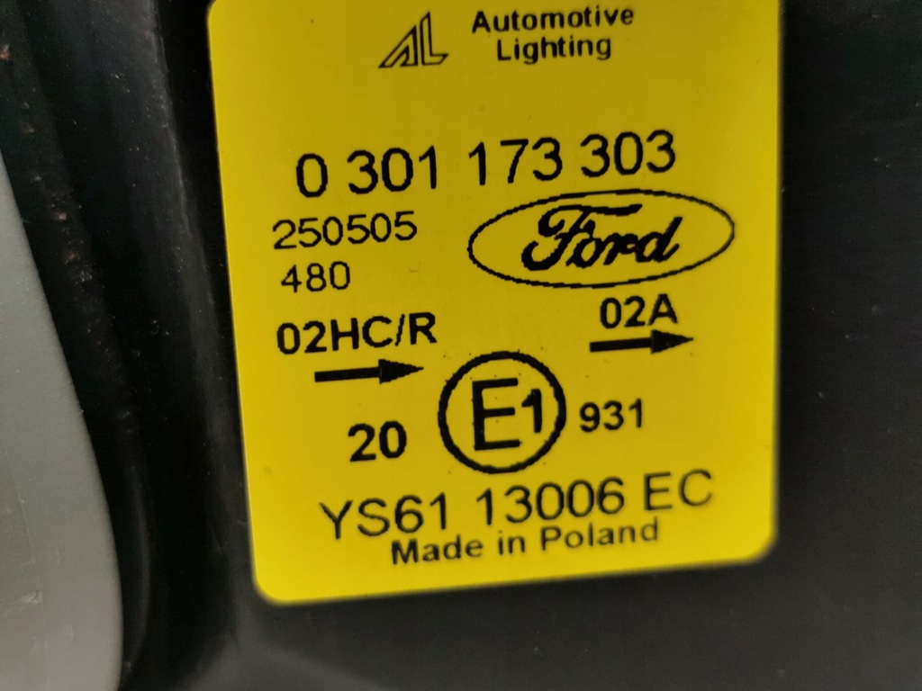 фото №7, Лампа левый перед ford fiesta v 2001-2008 nowa oryg ys6113006ec / 1127897