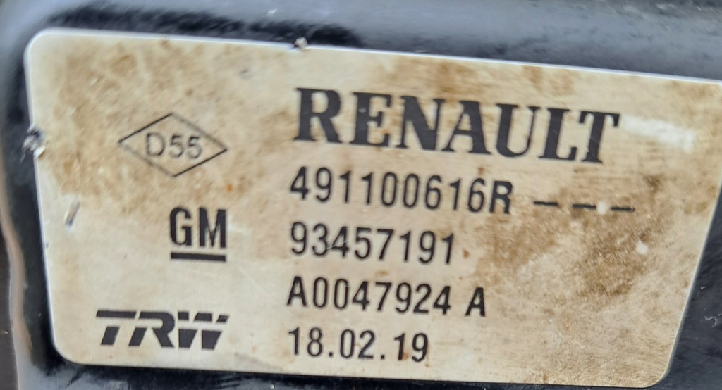 фото №6, Renault trafic iii насос підсилювача 491100616r