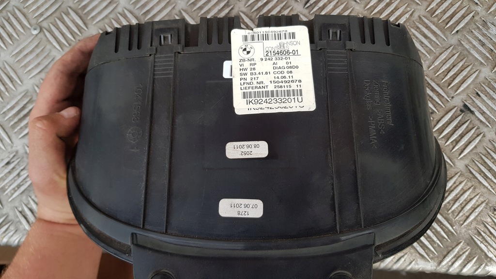 фото №12, Bmw 1 e87 e81 лічильник приладова панель 2154606 2.0d