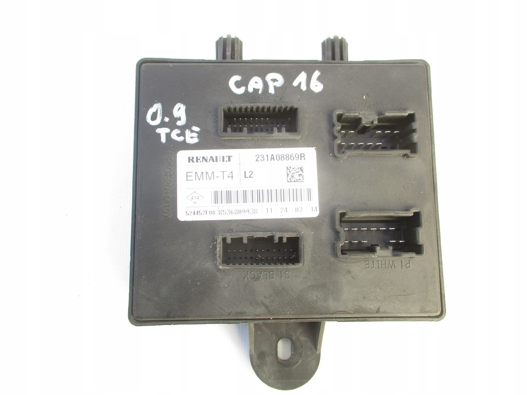фото №7, Renault captur i бортовой компьютер bsi 1xkarta 0.9 tce kpl 13-19 rok