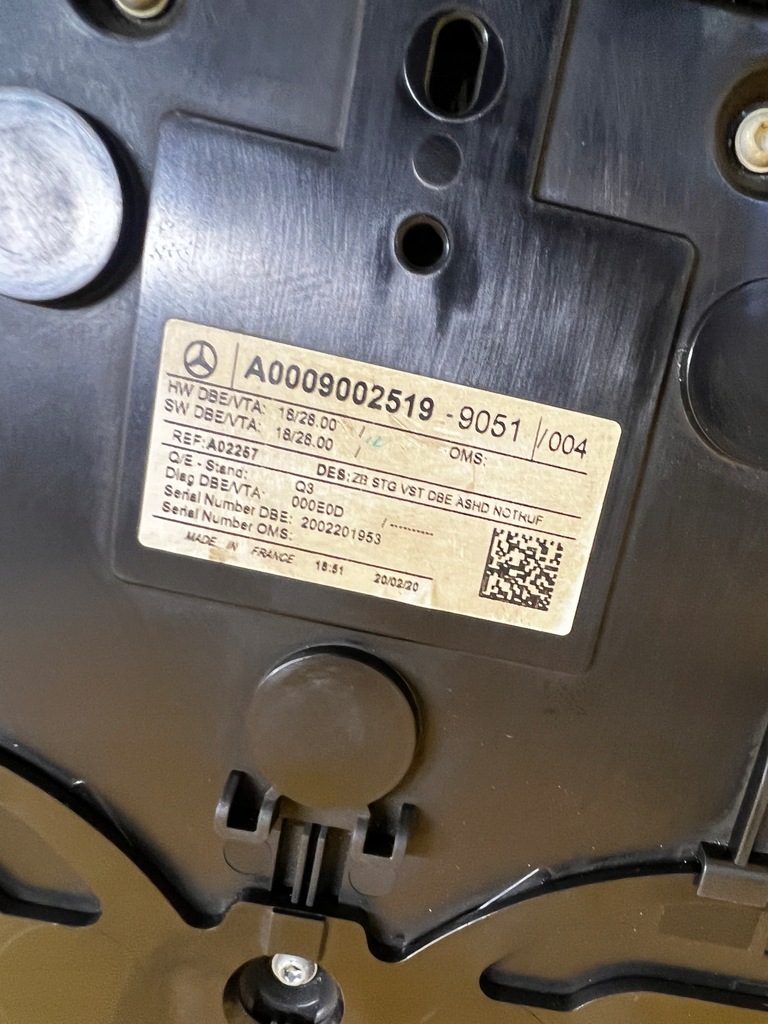 фото №8, Лампа освітлення стельовий перед люк sos бардачок mercedes a w177