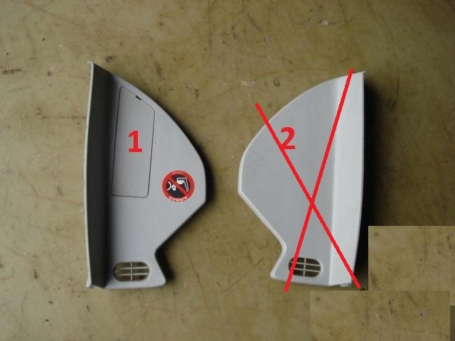 фото №1, Mercedes r-klasa w251 защита заглушка панели правая