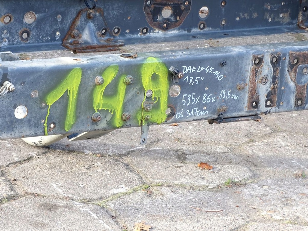 фото №11, Daf lf 45 55 01-13 рама 17,5 535x86x19,5 #149