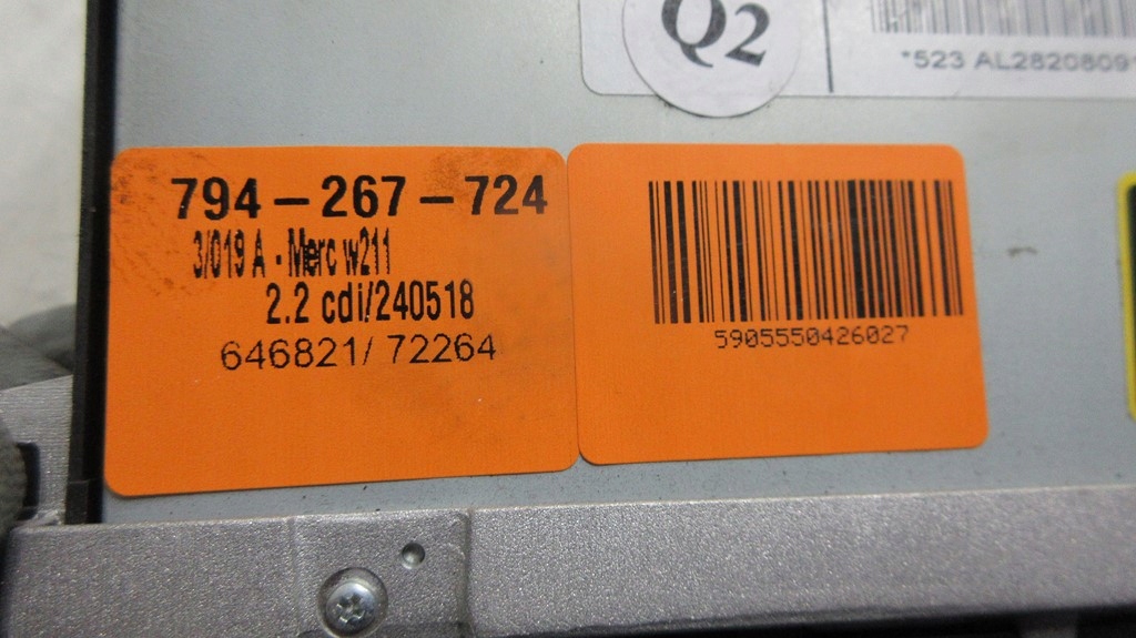 фото №7, Mercedes w211 e-klasa a2199000700 радио cd навигация