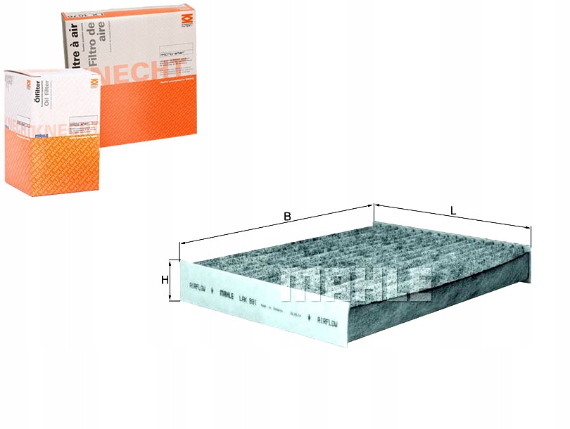 фото №1, Knecht фільтр кабіни з вугіллям активованим dacia dokker