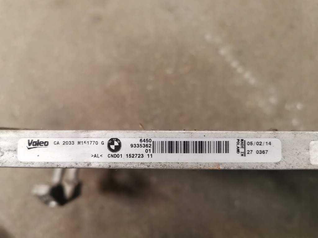 фото №5, Радіатор кондиціонера bmw f22