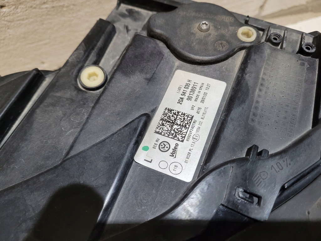 фото №3, Лампа левая перед vw t-roc full led 2ga