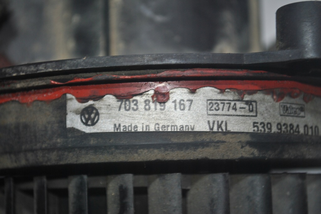 фото №5, Повітродувка обдув vw t4 703819167