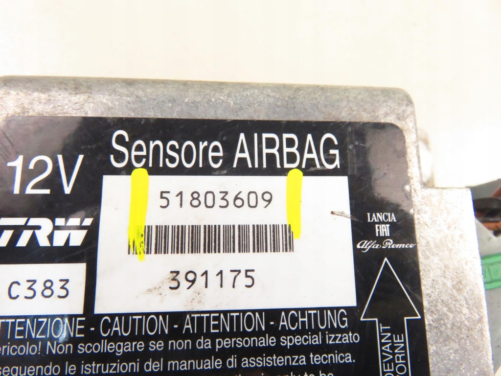 фото №10, Модуль подушка безопасности fiat panda van ii 51803609