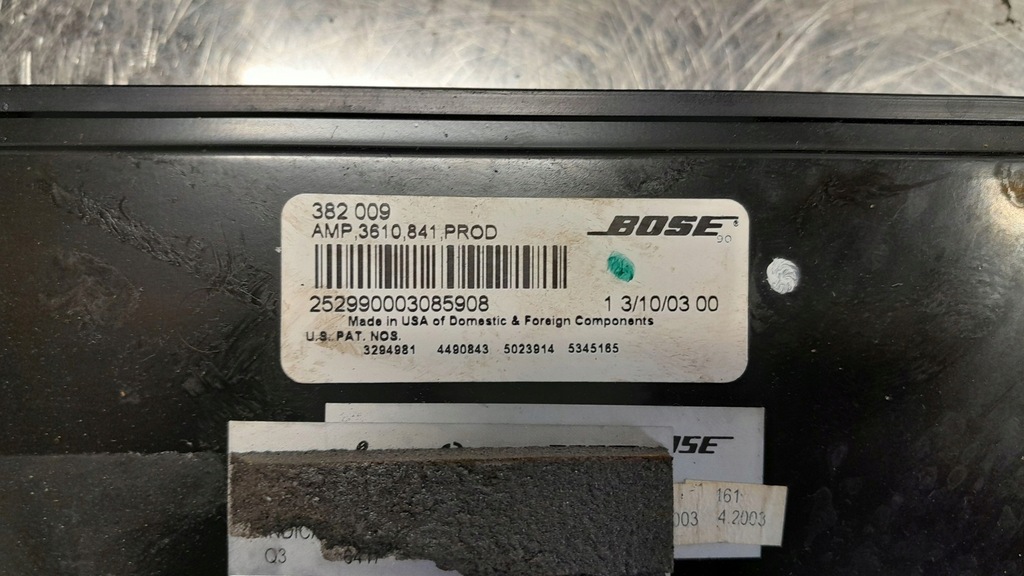 фото №1, Alfa romeo 147 підсилювач аудіо bose 382009