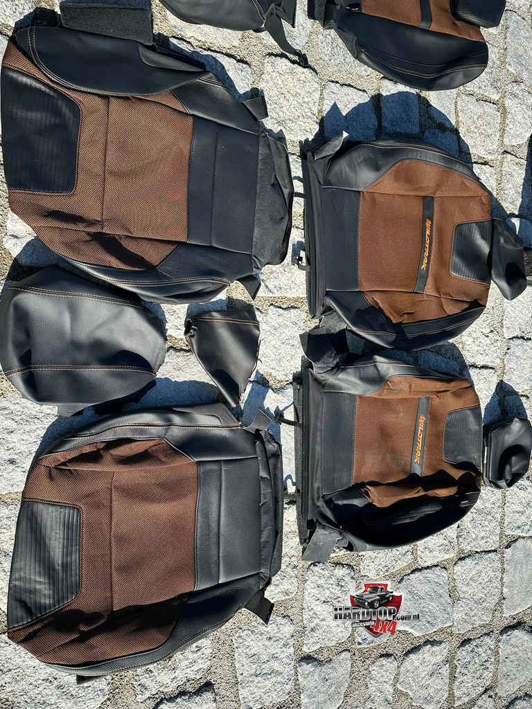 фото №6, Чохли оригінальні набір шкіра na сидіння ford ranger wildtrak коричневі