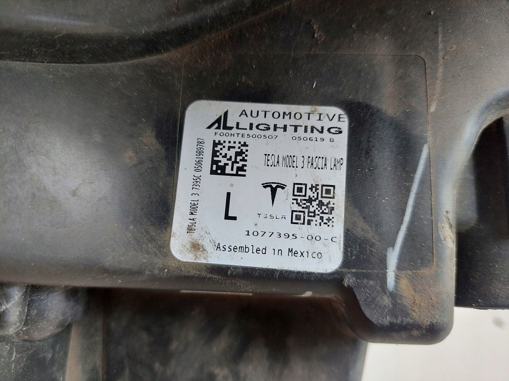 фото №8, Tesla model 3 протитуманна фара led drl лівий перед передній