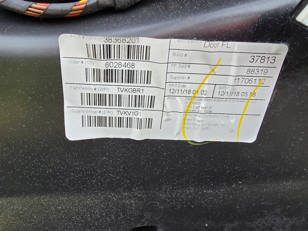 фото №13, Обшивка оббивка двері кронштейн bmw x5 g05