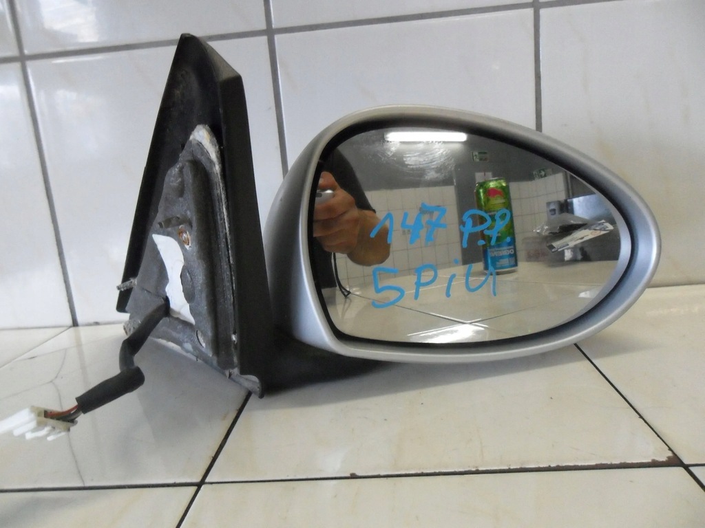 фото №1, Alfa romeo 147 2009 lift дзеркало зовнішнє праве 5 pinów