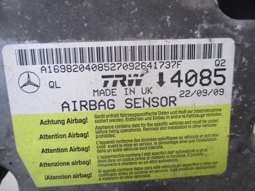 фото №8, Приборная панель приборная панель подушки безопасности подушка безопасности пассажира водителя ремни mercedes w169