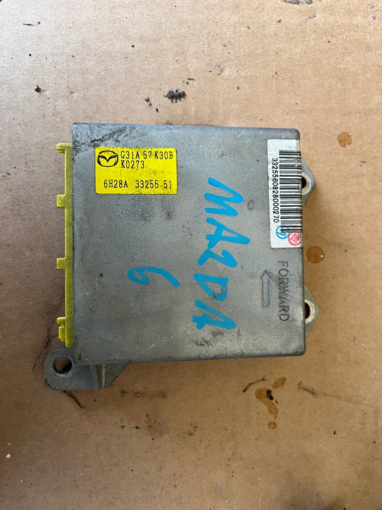фото №1, Датчик модуль подушка безпеки mazda 6 gg 2005-2009 3325551
