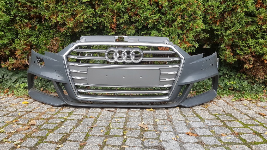 фото №1, Audi a3 8v0 s3 перед бампер передній решітка радіатора ew. s-line i sedan 8v5 sline