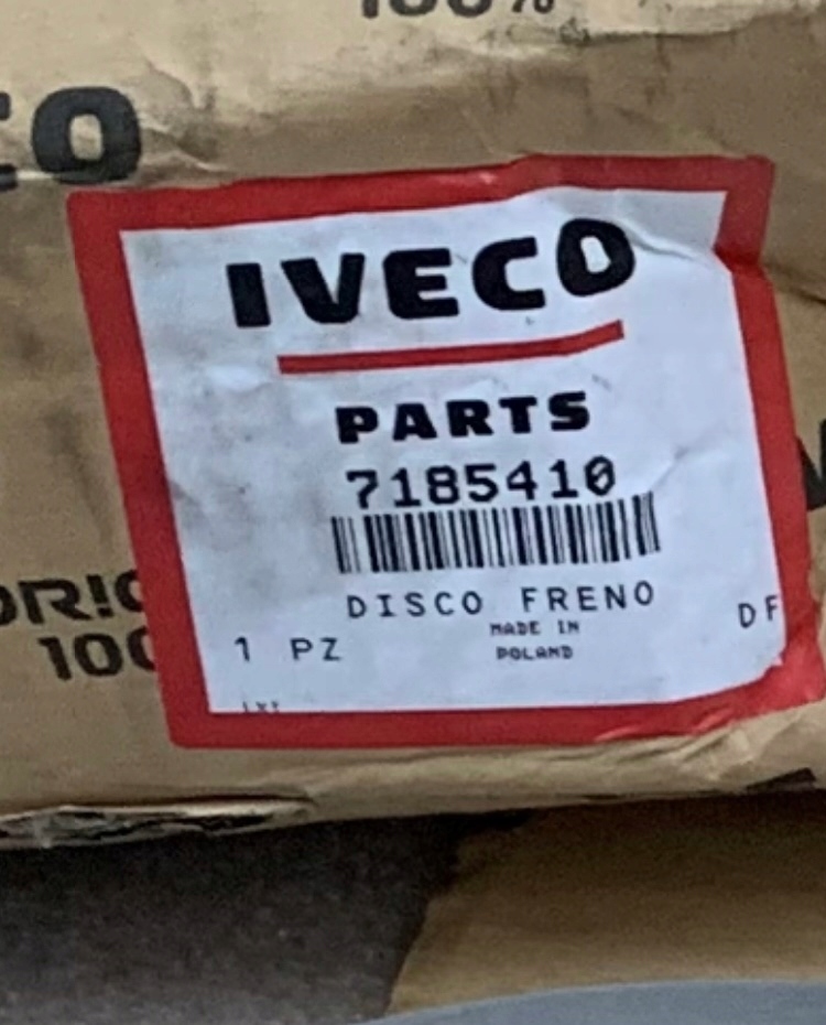 фото №7, Диск тормозная задняя iveco daily 7182299 7185410