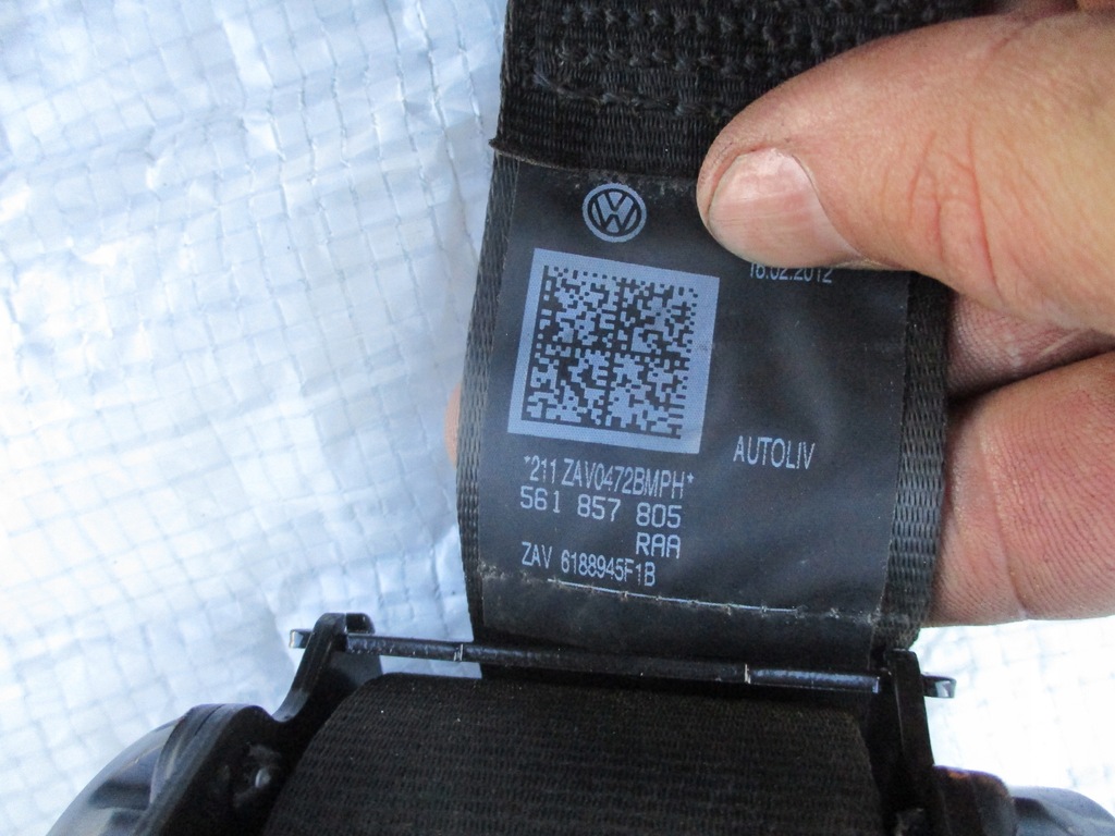 фото №10, Vw passat b7 usa pas безопасности задняя задний