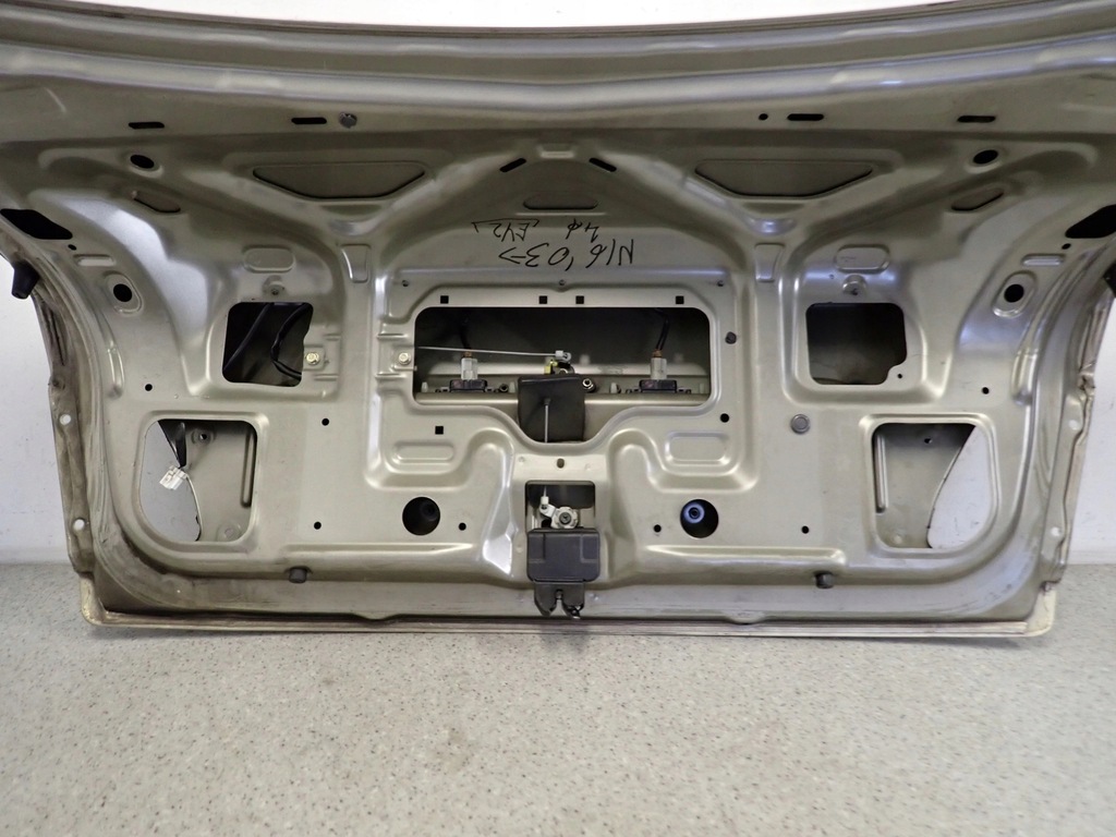 фото №8, Nissan almera n16 sedan 00-06 крышка багажника задняя багажника ey2