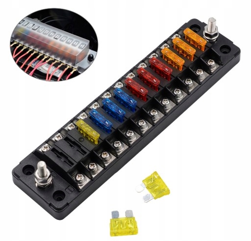 фото №1, Коробка предохранителей разъём univalx12 корпус