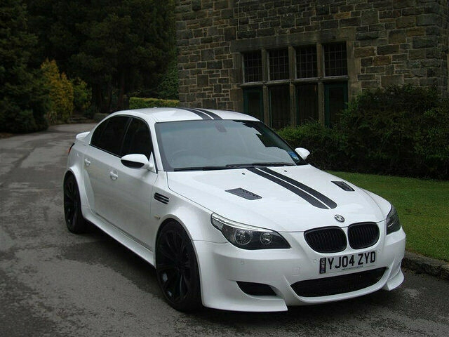фото №11, Bmw 5 e60 m5 бамперы пороги спойлер широкий кузов kit