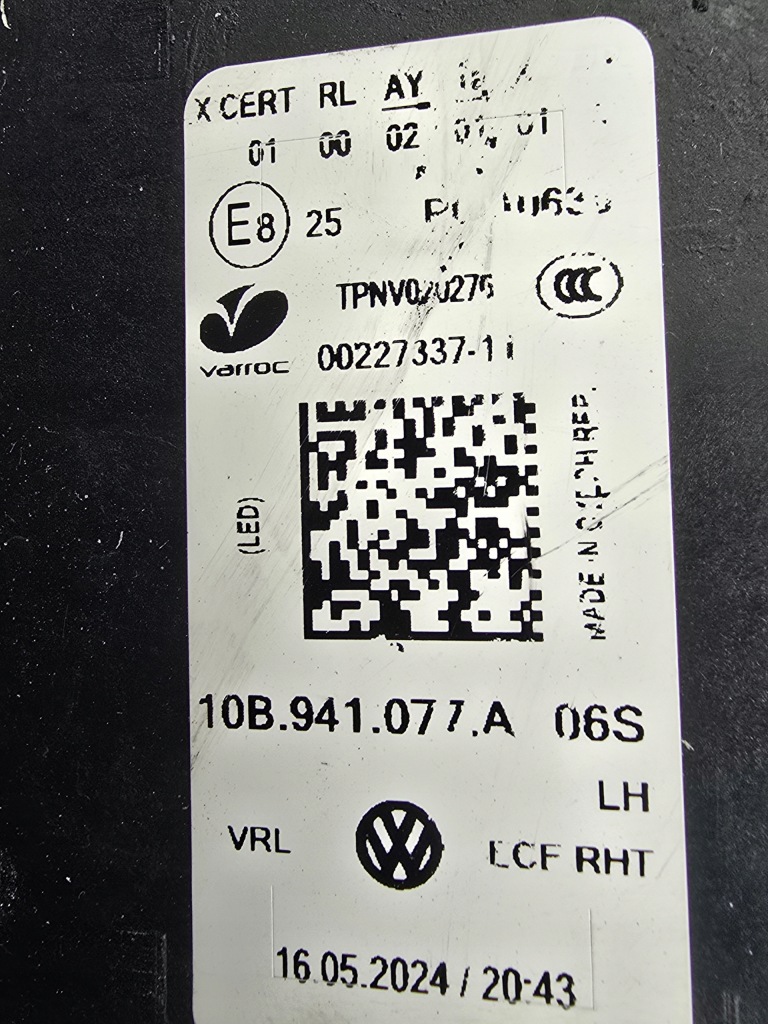 Vw id3 full led фара передняя в Украине