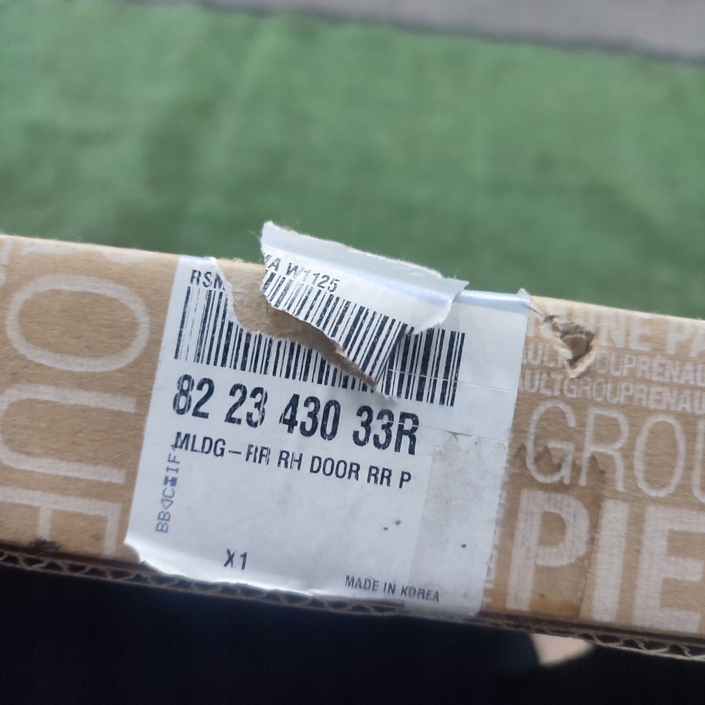 фото №4, Молдинг дверь правый задняя renault arkana 822343033r